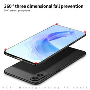 For Honor X50i / 90 Lite MOFI Fandun Series Frosted PC Ultra-thin All-inclusive Phone Case(Black)