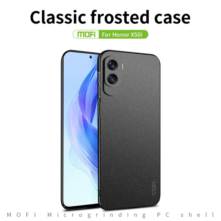 For Honor X50i / 90 Lite MOFI Fandun Series Frosted PC Ultra-thin All-inclusive Phone Case(Red) - Honor Cases by MOFI | Online Shopping South Africa | PMC TechLife
