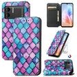 For DOOGEE X98 Pro / X98 CaseNeo Colorful Magnetic Leather Phone Case(Purple Scales) - Doogee Cases by PMC TechLife | Online Shopping South Africa | PMC TechLife | Buy Now Pay Later Mobicred