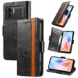 For DOOGEE X98 Pro / X98 CaseNeo Splicing Dual Magnetic Buckle Leather Phone Case(Black) - Doogee Cases by PMC TechLife | Online Shopping South Africa | PMC TechLife | Buy Now Pay Later Mobicred