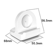 For Samsung Galaxy Watch6 / Watch6 Classic / Watch5 / Watch5 Pro JUNSUNMAY Silicone Charger Stand Non-Slip Base(White)