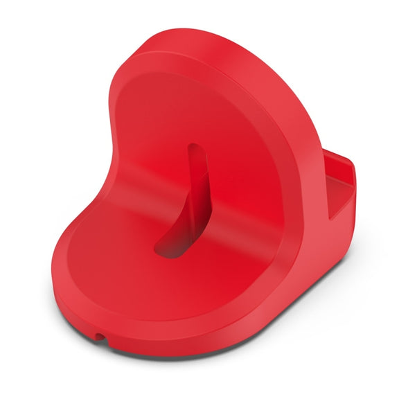 For Samsung Galaxy Watch6 / Watch6 Classic / Watch5 / Watch5 Pro JUNSUNMAY Silicone Charger Stand Non-Slip Base(Red)