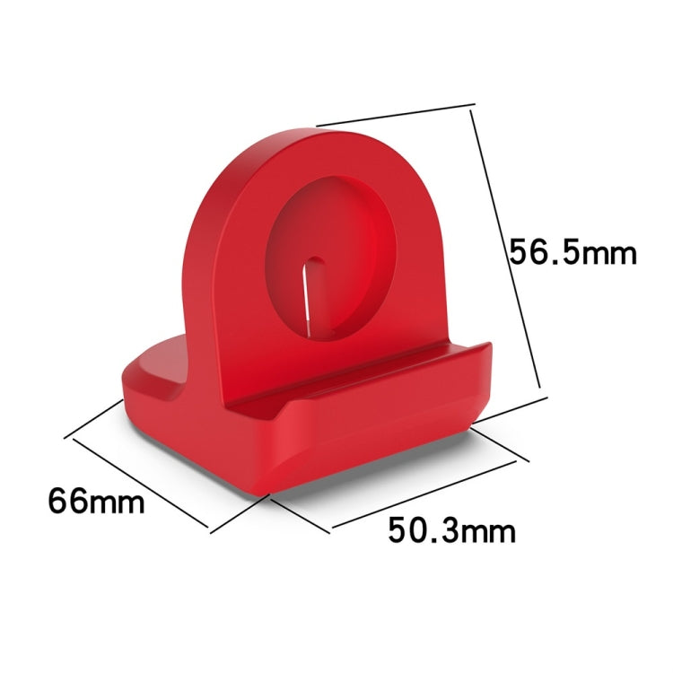 For Samsung Galaxy Watch6 / Watch6 Classic / Watch5 / Watch5 Pro JUNSUNMAY Silicone Charger Stand Non-Slip Base(Red) - free shipping - PMC TechLife - Order now!