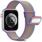 For Apple Watch 8 41mm Milan Double Magnetic Steel Mesh Watch Band(Color)