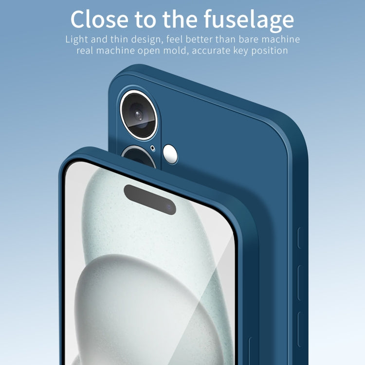 For iPhone 16 Plus PINWUYO Sense Series Liquid Silicone TPU Phone Case(Black) - free shipping - PMC TechLife - Order now!