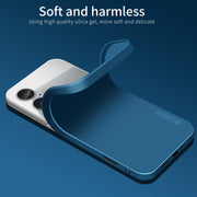 For iPhone 16 Plus PINWUYO Sense Series Liquid Silicone TPU Phone Case(Black)