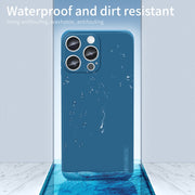 For iPhone 16 Pro Max PINWUYO Sense Series Liquid Silicone TPU Phone Case(Black)