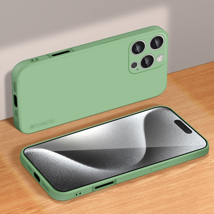 For iPhone 16 Pro Max PINWUYO Sense Series Liquid Silicone TPU Phone Case(Green) - free shipping - PMC Jewellery - Order now!