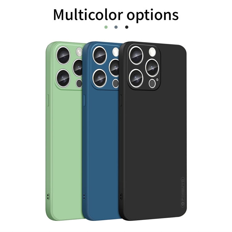 For iPhone 16 Pro Max PINWUYO Sense Series Liquid Silicone TPU Phone Case(Green)
