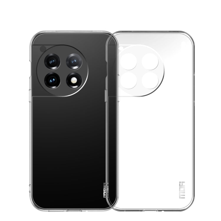 For OnePlus 12 MOFI Ming Series Transparent Ultra-thin TPU Phone Case(Transparent) - OnePlus Cases by MOFI | Online Shopping South Africa | PMC TechLife
