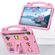 For Samsung Galaxy Tab S10+12.4 X820 Handle Kickstand Children EVA Shockproof Tablet Case(Pink)
