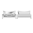 For Samsung Galaxy Watch6 / 6 Classic 22mm 1 Pair Button Style Curved Metal Watch Band Connector(Silver) - free shipping - PMc TechLife - Order now!