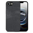 For iPhone 16e Vintage Leather PC Back Cover Phone Case(Black) - iPhone 16e Cases by PMC TechLife | Online Shopping South Africa | PMC TechLife | Buy Now Pay Later Mobicred