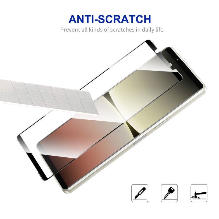 For Sony Xperia 5 V 10pcs ENKAY Full Glue High Aluminum-silicon Tempered Glass Film - free shipping - PMC TechLife - Order now!