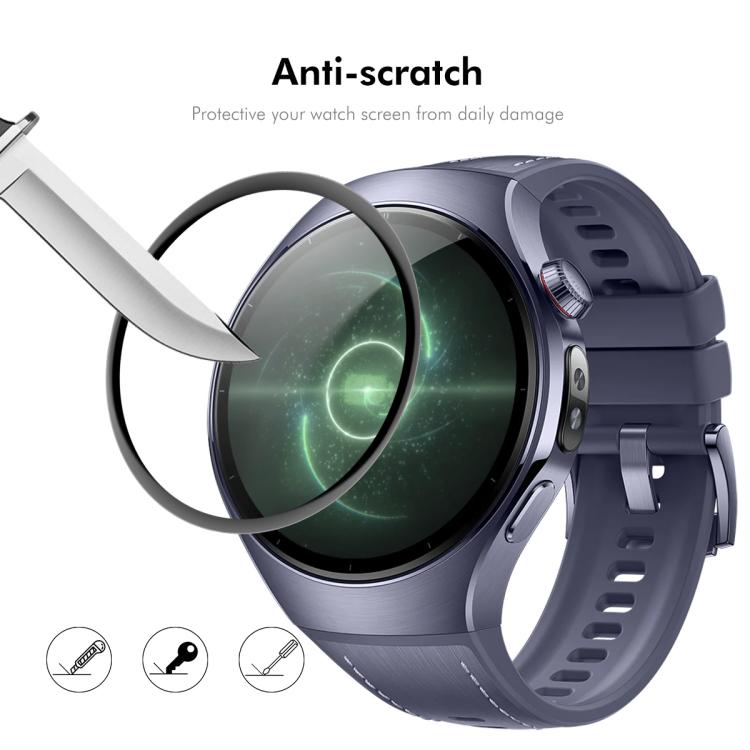 For Huawei Watch 5 42mm 2pcs ENKAY 3D Full Coverage Soft PC Edge PMMA HD Screen Film