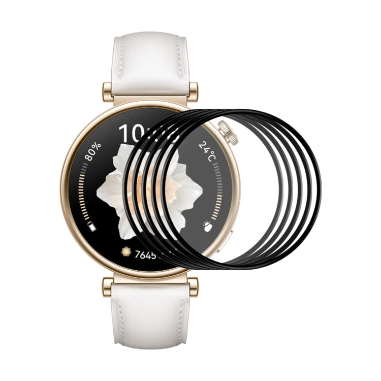 For Huawei Watch GT 4 41mm 5pcs ENKAY 3D Full Coverage Soft PC Edge PMMA HD Screen Film - free shipping - PMC TechLife - Order now!