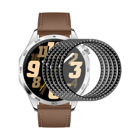 For Huawei Watch GT 4 46mm 5pcs ENKAY 3D Full Coverage Soft PC Edge PMMA HD Screen Film