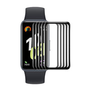 For Huawei Band 10 5pcs ENKAY 3D Full Coverage Soft PC Edge PMMA HD Screen Film