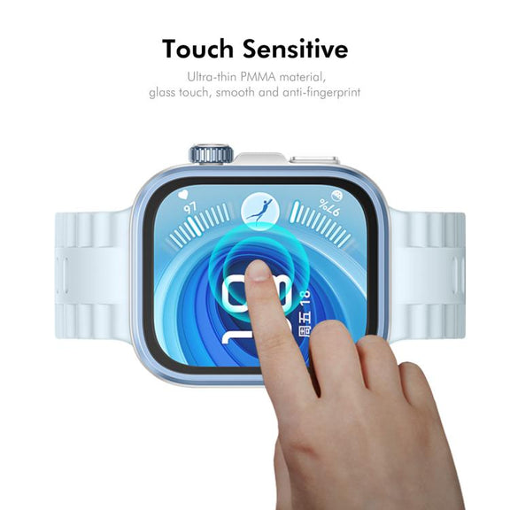 For Huawei Watch Fit 4 Pro 5pcs ENKAY 3D Full Coverage Soft PC Edge PMMA HD Screen Film