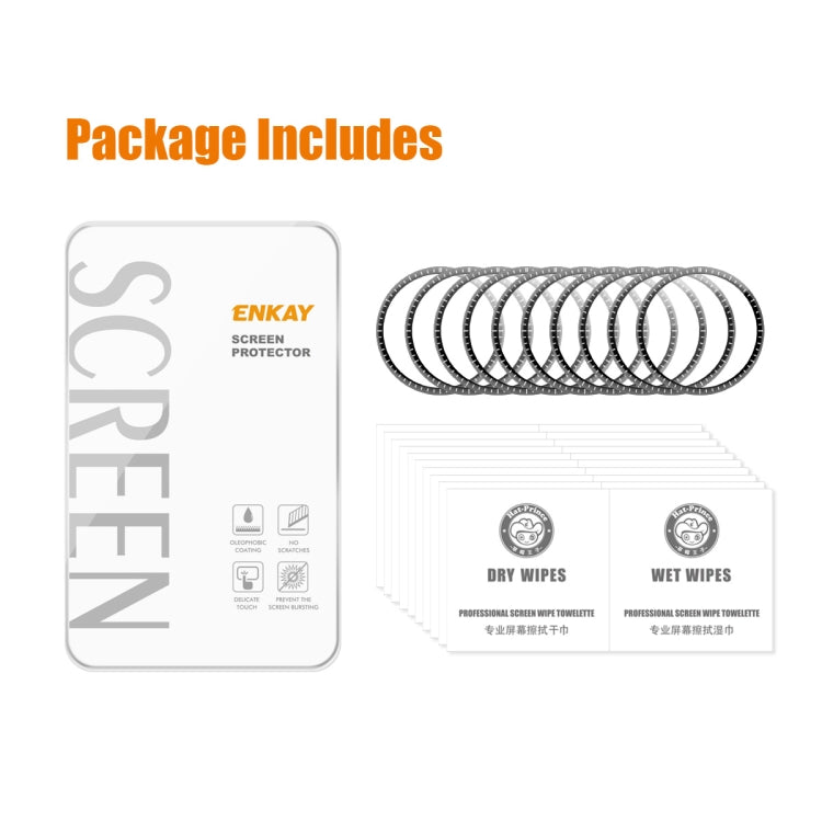 For Huawei Watch GT 4 46mm 10pcs ENKAY 3D Full Coverage Soft PC Edge PMMA HD Screen Film