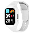 For Redmi Watch 3 Active Integrated Fully Enclosed Silicone Watch Band(White) - Watch Bands by PMC TechLife | Online Shopping South Africa | PMC TechLife | Buy Now Pay Later Mobicred