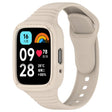 For Redmi Watch 3 Active Integrated Fully Enclosed Silicone Watch Band(Ivory White) - Watch Bands by PMC TechLife | Online Shopping South Africa | PMC TechLife | Buy Now Pay Later Mobicred