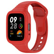 For Redmi Watch 3 Lite Integrated Fully Enclosed Silicone Watch Band(Red) - Watch Bands by PMC TechLife | Online Shopping South Africa | PMC TechLife | Buy Now Pay Later Mobicred