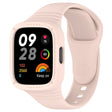 For Redmi Watch 3 Integrated Fully Enclosed Silicone Watch Band(Pink) - Watch Bands by PMC TechLife | Online Shopping South Africa | PMC TechLife | Buy Now Pay Later Mobicred