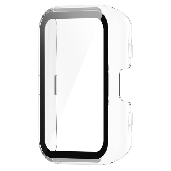 For Huawei Watch Fit PC + 9H Tempered Film Integrated Watch Protective Case(Transparent)