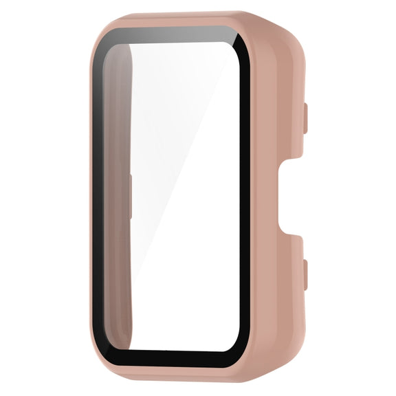 For Huawei Watch Fit Special Edition PC + 9H Tempered Film Integrated Watch Protective Case(Pink)