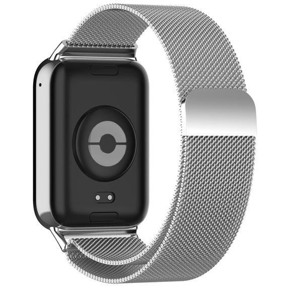 For Xiaomi Mi Band 8 Pro Milan Magnetic Steel Mesh Watch Band(Silver)