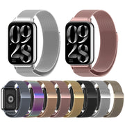 For Xiaomi Mi Band 8 Pro Milan Magnetic Steel Mesh Watch Band(Silver)