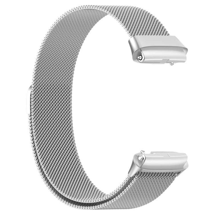 For Redmi Watch 3 Active Milan Magnetic Steel Mesh Watch Band(Silver) - Watch Bands by PMC TechLife | Online Shopping South Africa | PMC TechLife
