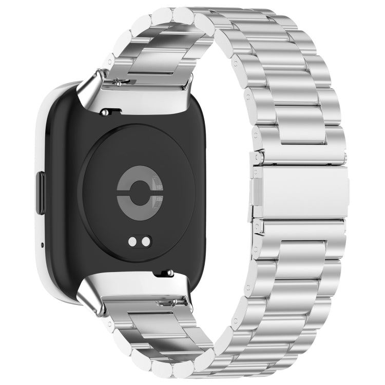 For Redmi Watch 3 Lite Three Bead Stainless Steel Metal Watch Band(Silver) - free shipping - PMC TechLife - Order now!