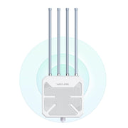 WAVLINK WN573HX1 WiFi 6 AX1800 IP67 Water-resistant Outdoor Dual Band Wireless WiFi Routers, Plug:UK Plug