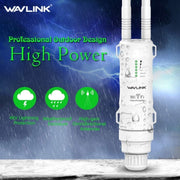WAVLINK WN570HA1 Weatherproof 2.4+5GHz 600Mbps Outdoor WiFi Range Router Extender, Plug:AU Plug