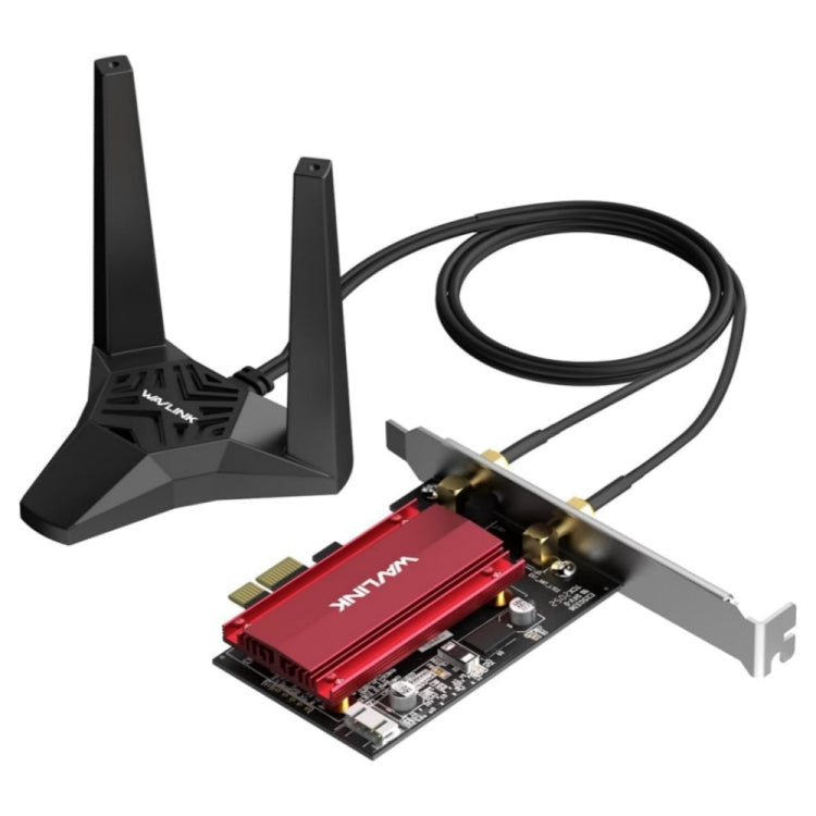 WAVLINK WN675X3-PCIE Tri-band 5400Mbps WiFi 6E PCIe Wireless Adapter BT 5.3 Network Card - free shipping - PMC Jewellery - Order now!