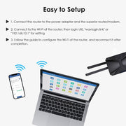 WAVLINK WN586X3 Wireless Gigabit Ethernet Router Wi-Fi 6 AX3000 Mesh Router Dual Band, Plug:AU Plug