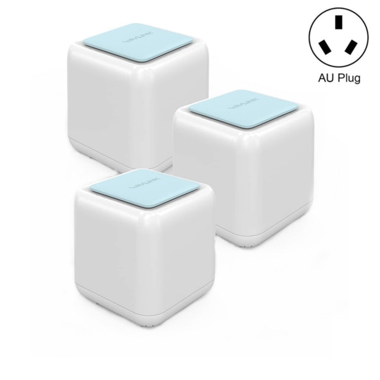 WAVLINK WN535M3 For Home Office 3pcs Mesh Wireless Router AC1200 Dual Band WiFi Signal Booster, Plug:AU Plug - free shipping - PMC Jewellery - Order now!