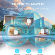 WAVLINK WN535M3 For Home Office 3pcs Mesh Wireless Router AC1200 Dual Band WiFi Signal Booster, Plug:EU Plug