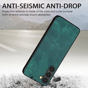 For Samsung Galaxy S25+ 5G Vintage Leather PC Back Cover Phone Case(Green)