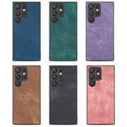 For Samsung Galaxy S25 Ultra 5G Vintage Leather PC Back Cover Phone Case(Brown)