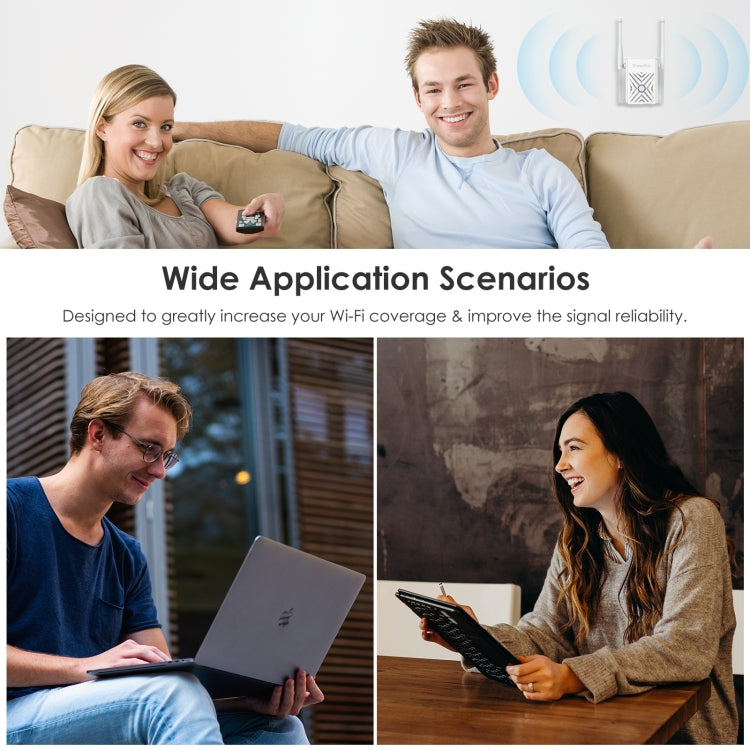 WAVLINK WN578W2 For Home Office N300 WiFi Wireless AP Repeater Signal Booster, Plug:AU Plug - free shipping - PMC Jewellery - Order now!