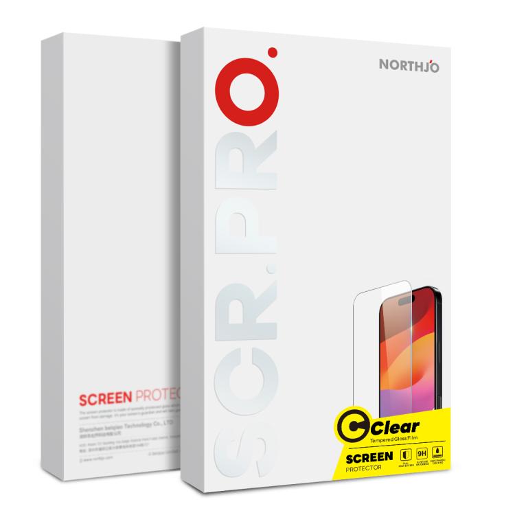 For iPhone 17 Pro NORTHJO A++ Screen Protector Tempered Glass Film(Clear) - iPhone 17 Pro Tempered Glass by NORTHJO | Online Shopping South Africa | PMC Jewellery | Buy Now Pay Later Mobicred