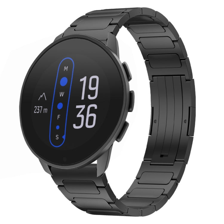 For  SUUNTO 9 Peak 22mm I-Shaped Titanium Alloy Watch Band(Black) - free shipping - PMC TechLife - Order now!