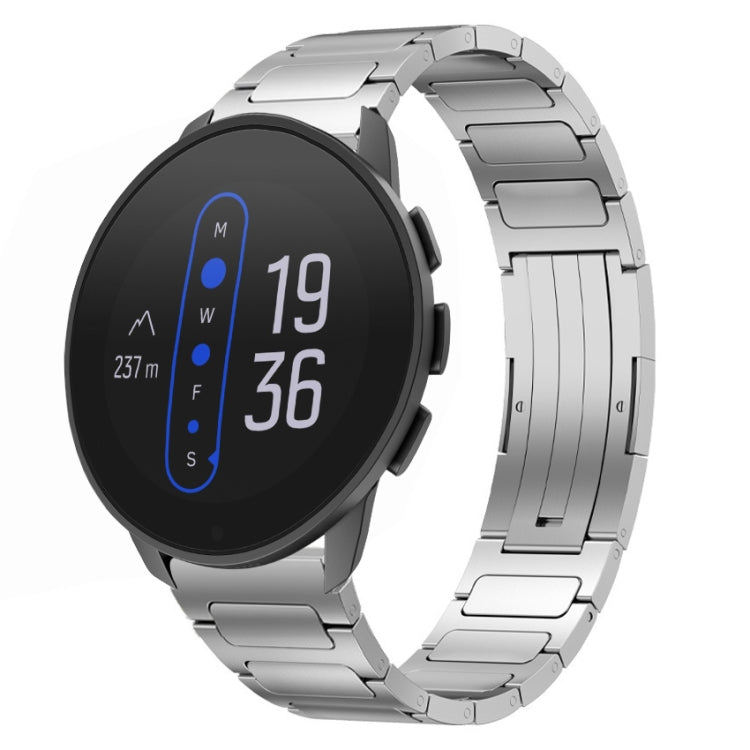 For  SUUNTO 9 Peak 22mm I-Shaped Titanium Alloy Watch Band(Sliver) -  by PMC TechLife | Online Shopping South Africa | PMC TechLife