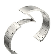 For Garmin Venu 2 22mm I-Shaped Titanium Alloy Watch Band(Black)
