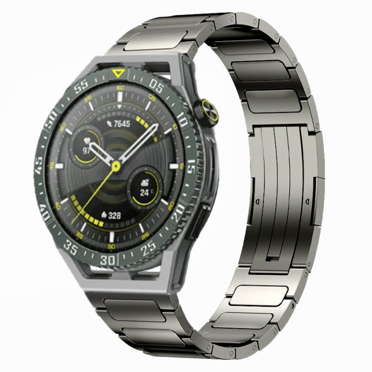 For Huawei Watch GT3 SE 22mm I-Shaped Titanium Alloy Watch Band(Grey) - Watch Bands by PMC TechLife | Online Shopping South Africa | PMC TechLife