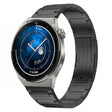 For Huawei Watch GT3 Pro 46mm 22mm I-Shaped Titanium Alloy Watch Band(Black) - Watch Bands by PMC TechLife | Online Shopping South Africa | PMC TechLife