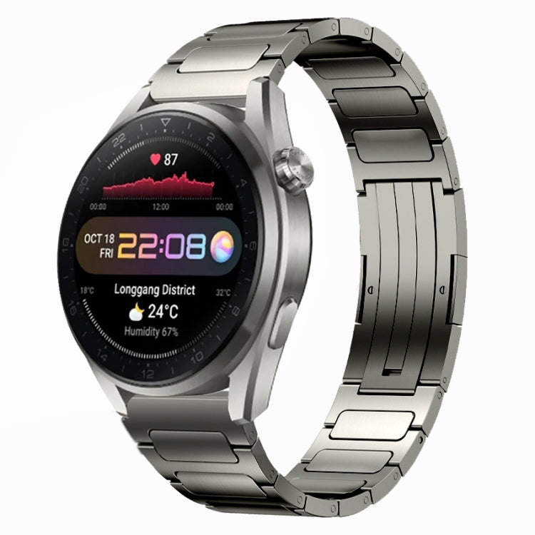For Huawei Watch 3 Pro New 22mm I-Shaped Titanium Alloy Watch Band(Grey) - free shipping - PMC TechLife - Order now!